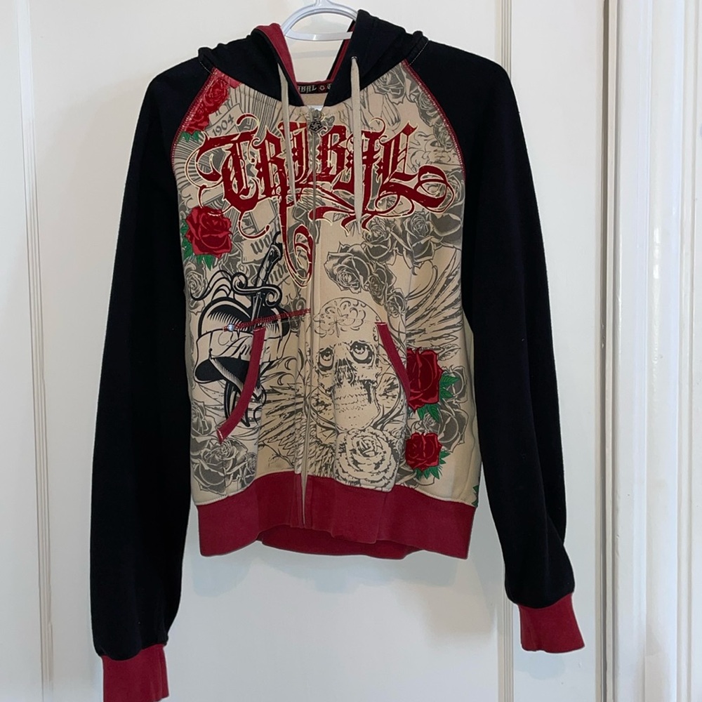 hoodie zipped tribal gear